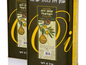 2 פחים שמן זית 4 ליטר