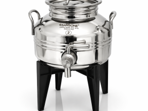 מיכל נירוסטה לשמן זית 2 ליטר